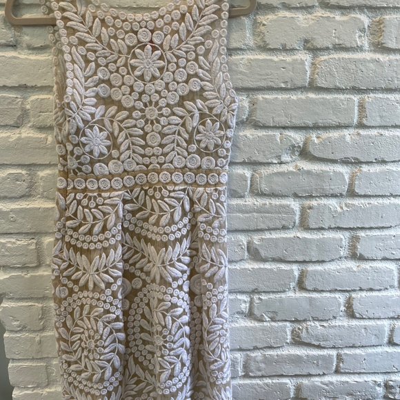 BHLDN Yoana Baraschi Embroidered Dress Sheath - Size 0 - Picture 3 of 3